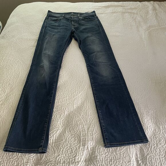 7 For All Mankind Rhigby‎ Button Fly Jeans Mens Size 28 - Picture 2 of 12